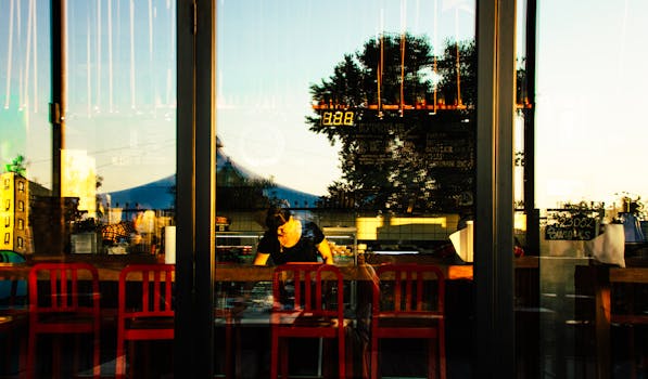 colorful restaurant interior